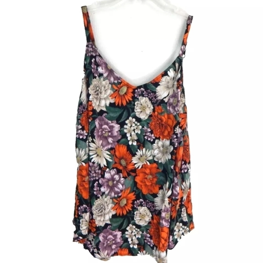 Torrid Floral V-Neck Swing Cami